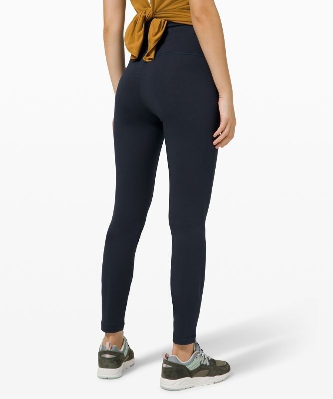 Lululemon Wunder Lounge SHR Tight Leggings Dam Marinblå | YZCU-35971