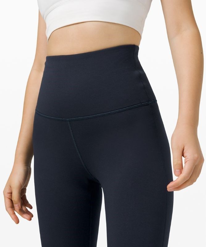 Lululemon Wunder Lounge SHR Tight Leggings Dam Marinblå | YZCU-35971