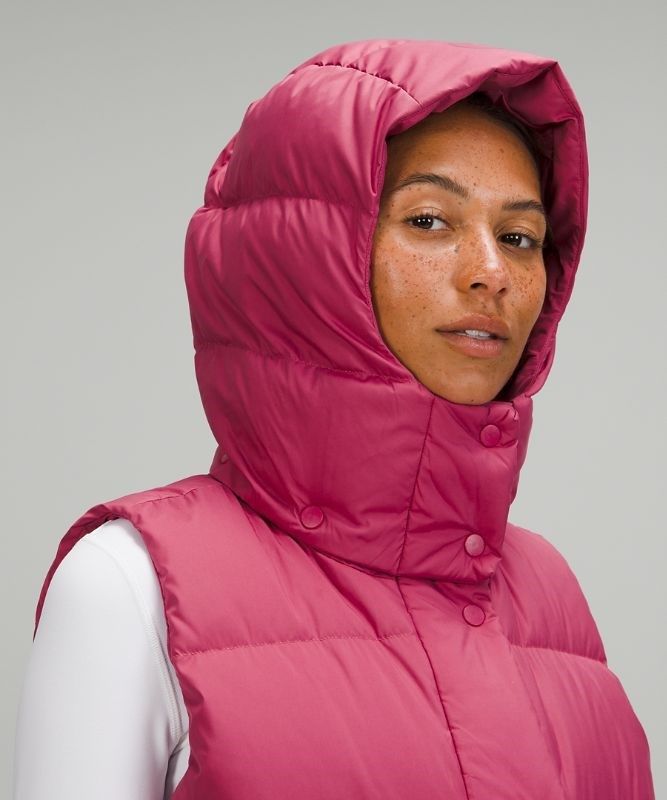 Lululemon Wunder Puff Crop Vest Jackor Dam Rosa | MDVJ-51603