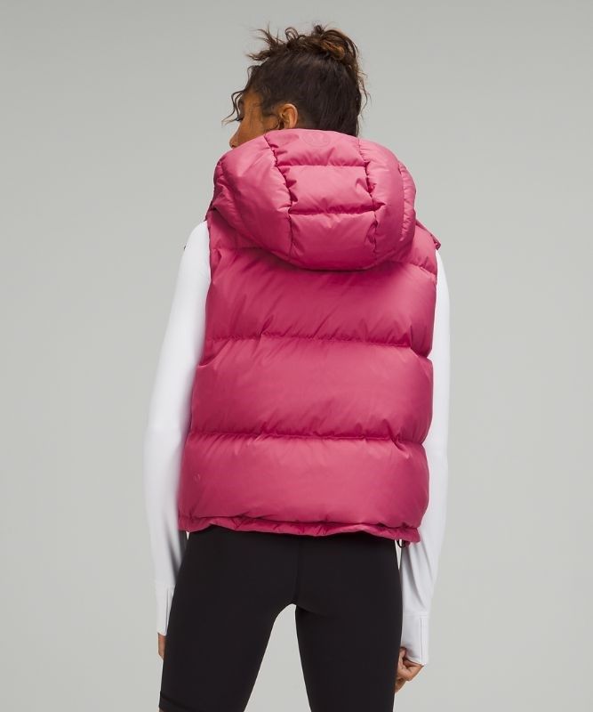 Lululemon Wunder Puff Crop Vest Jackor Dam Rosa | MDVJ-51603