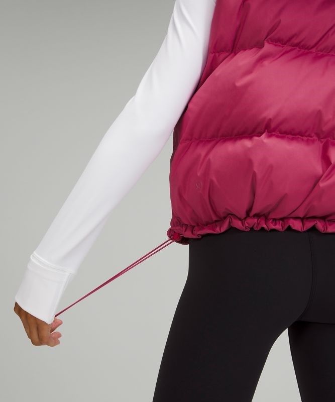 Lululemon Wunder Puff Crop Vest Jackor Dam Rosa | MDVJ-51603