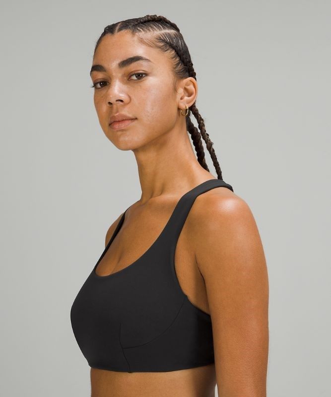 Lululemon Wunder Train Bra Medium Support, C/D Cup Sport BH Dam Svarta | HMGF-20478