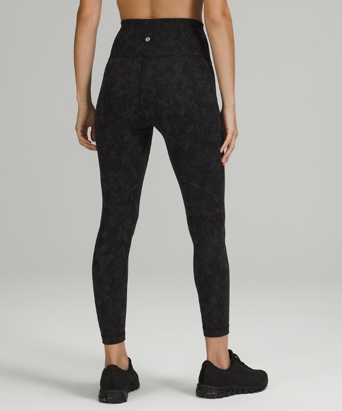 Lululemon Wunder Train HR Tight 25 Leggings Dam Camo Svarta Olika Färger | IBDK-76319