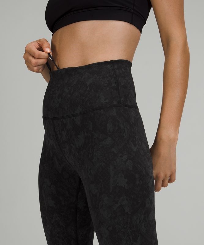 Lululemon Wunder Train HR Tight 25 Leggings Dam Camo Svarta Olika Färger | DWPC-07435