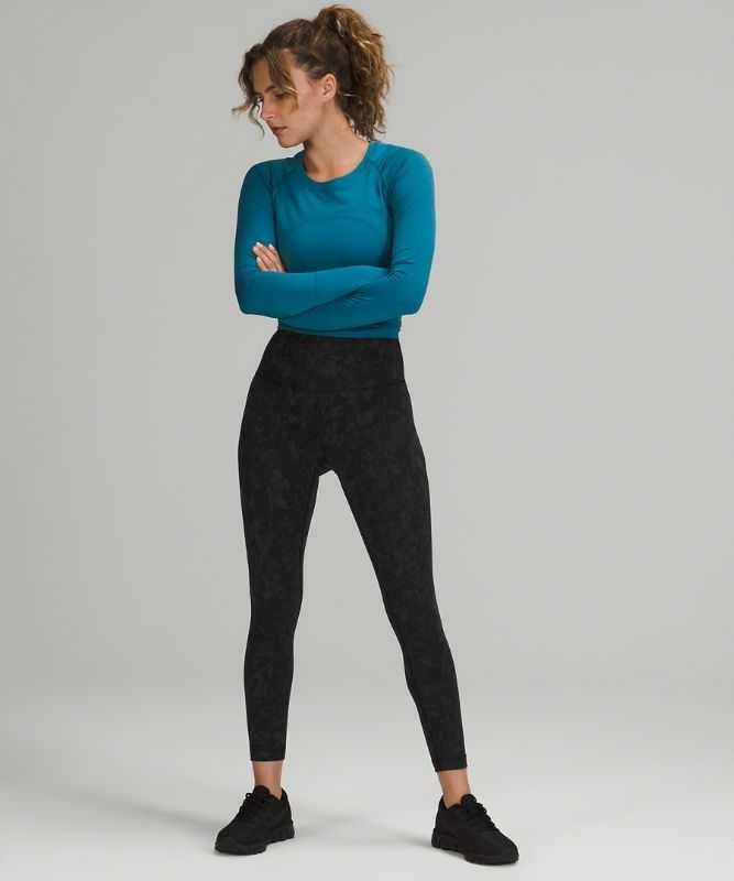 Lululemon Wunder Train HR Tight 25 Leggings Dam Camo Svarta Olika Färger | DWPC-07435