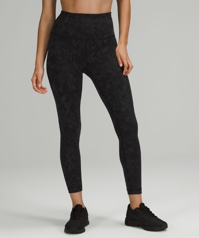 Lululemon Wunder Train HR Tight 25 Leggings Dam Camo Svarta Olika Färger | DWPC-07435