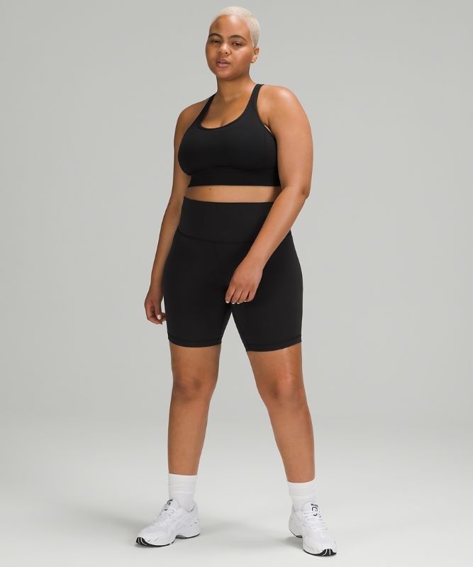 Lululemon Wunder Train High-Rise Short 8 Shorts Dam Svarta | RLWP-71852