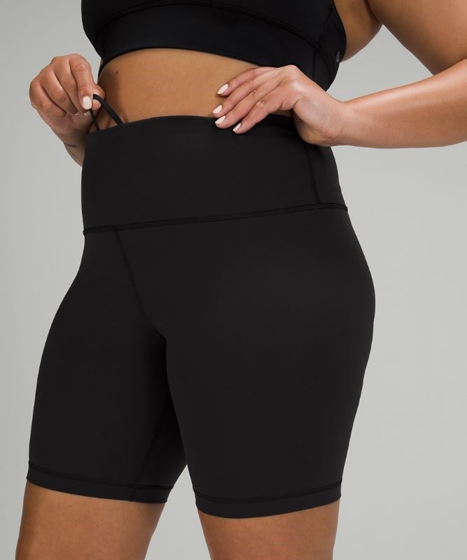 Lululemon Wunder Train High-Rise Short 8 Shorts Dam Svarta | RLWP-71852