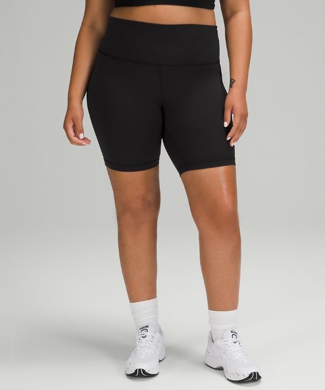 Lululemon Wunder Train High-Rise Short 8 Shorts Dam Svarta | RLWP-71852