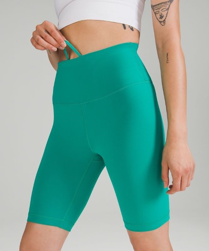Lululemon Wunder Train High-Rise Short 8 Shorts Dam Gröna | GSHI-57038