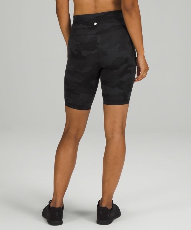 Lululemon Wunder Train High-Rise Short 8 Shorts Dam Camo Svarta Olika Färger | CSPY-89216