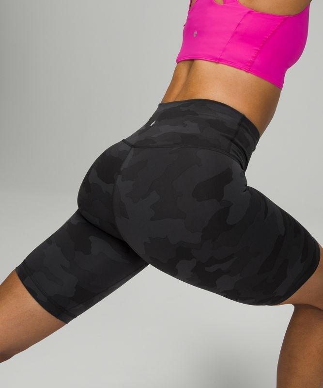 Lululemon Wunder Train High-Rise Short 8 Shorts Dam Camo Svarta Olika Färger | CSPY-89216