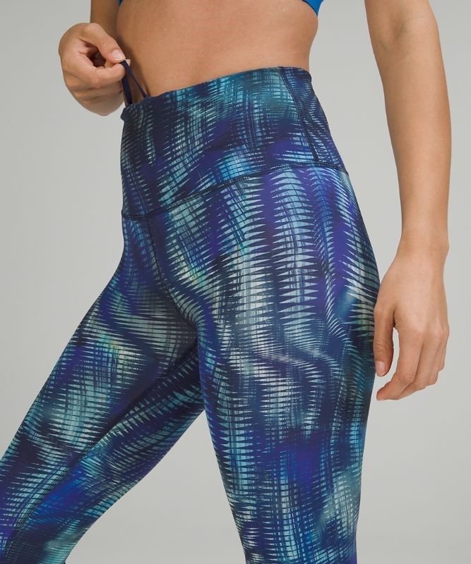 Lululemon Wunder Train High-Rise Tight 25 Foil Leggings Dam Blå Olika Färger | QJBG-90278