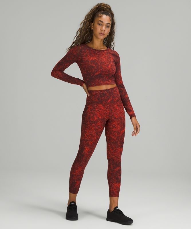 Lululemon Wunder Train High-Rise Tight 25 Leggings Dam Blå Tvätt Röda Svarta | GATL-24136