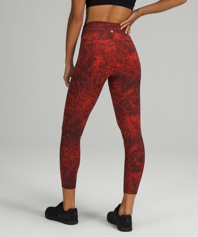 Lululemon Wunder Train High-Rise Tight 25 Leggings Dam Blå Tvätt Röda Svarta | GATL-24136