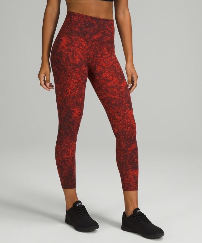 Lululemon Wunder Train High-Rise Tight 25 Leggings Dam Blå Tvätt Röda Svarta | GATL-24136