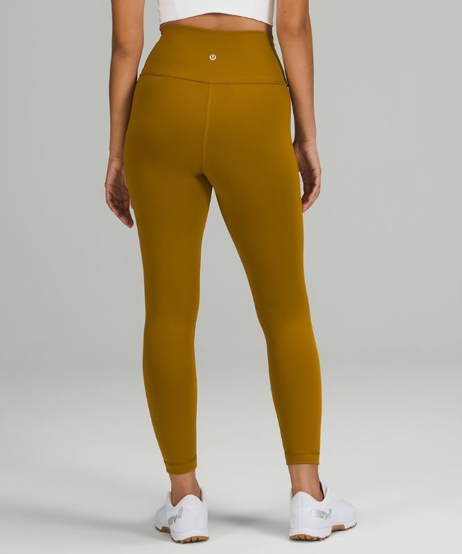 Lululemon Wunder Train High-Rise Tight 25 Leggings Dam Guld Bruna | FEQB-15243