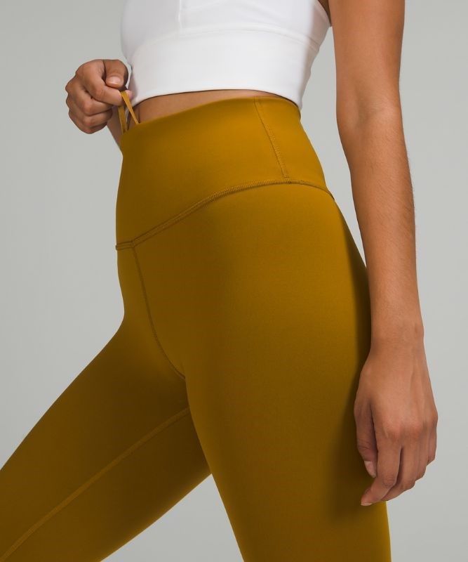 Lululemon Wunder Train High-Rise Tight 25 Leggings Dam Guld Bruna | FEQB-15243
