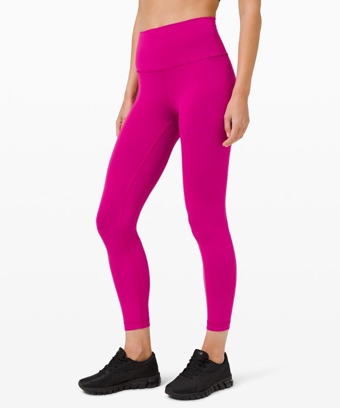Lululemon Wunder Train High-Rise Tight 25 Leggings Dam Ripened Raspberry | ECJA-15680