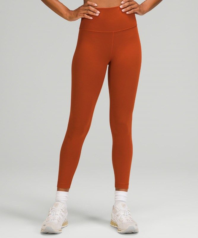Lululemon Wunder Train High-Rise Tight 25 Leggings Dam Mörkröda | XTOB-64182