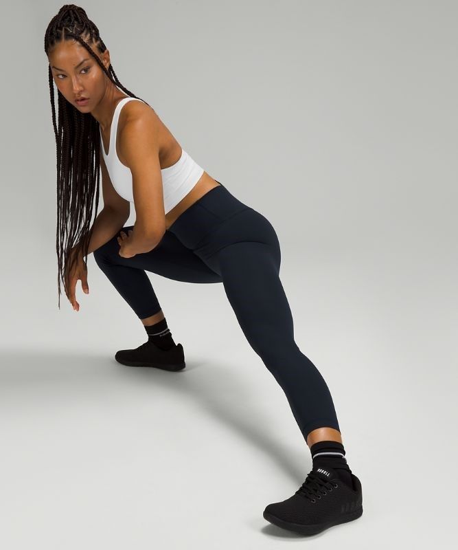 Lululemon Wunder Train High-Rise Tight 25 Leggings Dam Marinblå | CHBF-93456