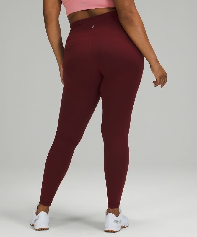 Lululemon Wunder Train High-Rise Tight 28 Leggings Dam Röda Vinröda | WLAU-09723