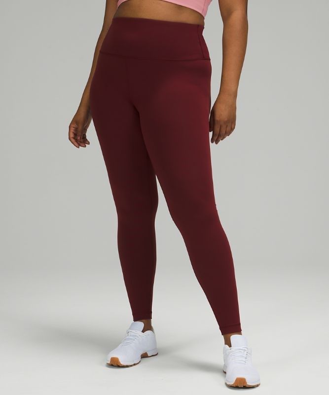 Lululemon Wunder Train High-Rise Tight 28 Leggings Dam Röda Vinröda | WLAU-09723