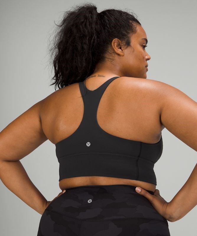 Lululemon Wunder Train Long-Line Bra Sport BH Dam Svarta | SIZV-84590