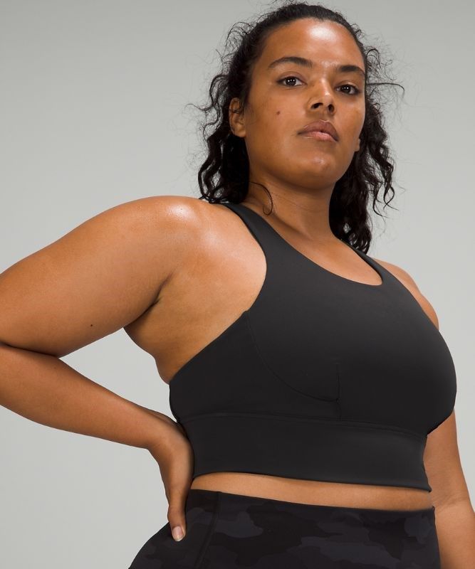 Lululemon Wunder Train Long-Line Bra Sport BH Dam Svarta | SIZV-84590