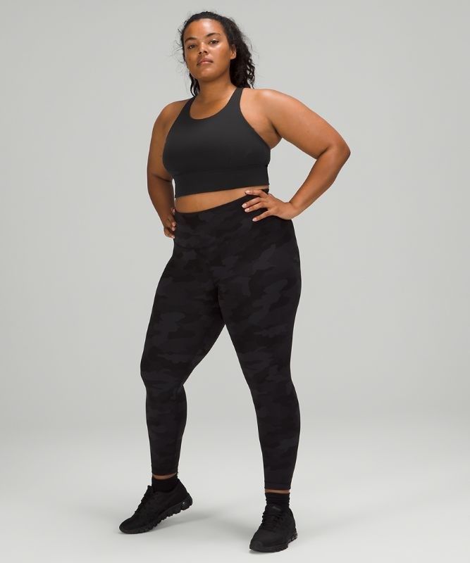 Lululemon Wunder Train Long-Line Bra Sport BH Dam Svarta | SIZV-84590