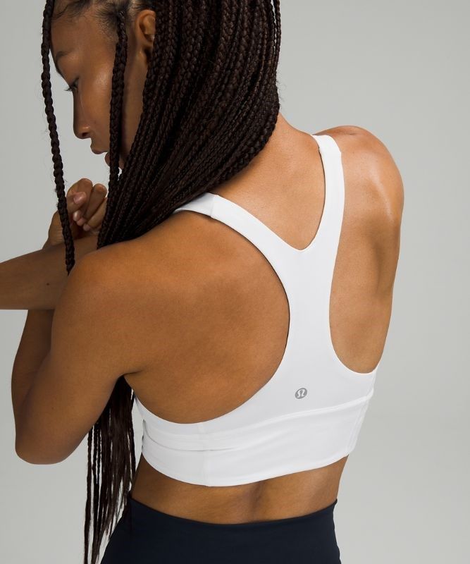 Lululemon Wunder Train Long-Line Bra Sport BH Dam Vita | FBAU-50176
