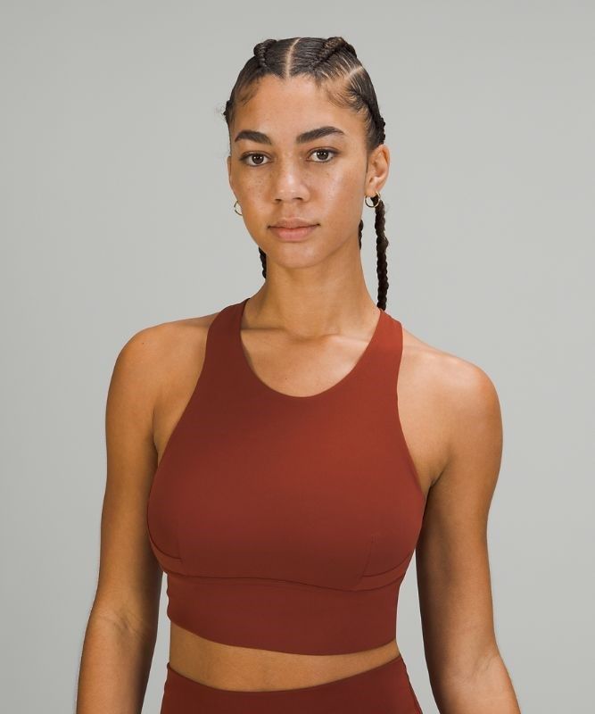 Lululemon Wunder Train Long-Line Bra Sport BH Dam Bruna | BJYT-04286