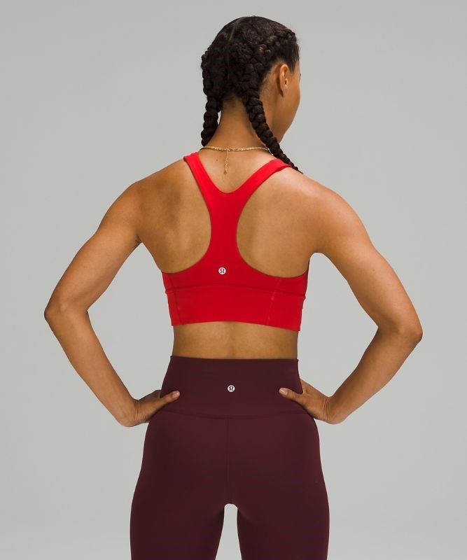 Lululemon Wunder Train Long-Line Bra Sport BH Dam Mörkröda | AQEJ-56924