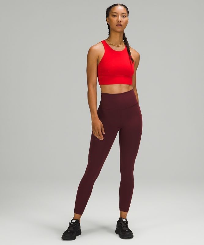 Lululemon Wunder Train Long-Line Bra Sport BH Dam Mörkröda | AQEJ-56924