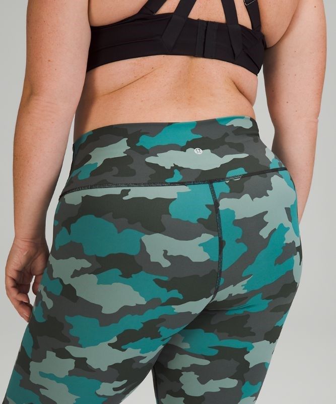 Lululemon Wunder Under HR Tight 25 Leggings Dam Camo Turkos Olika Färger | STOM-51784