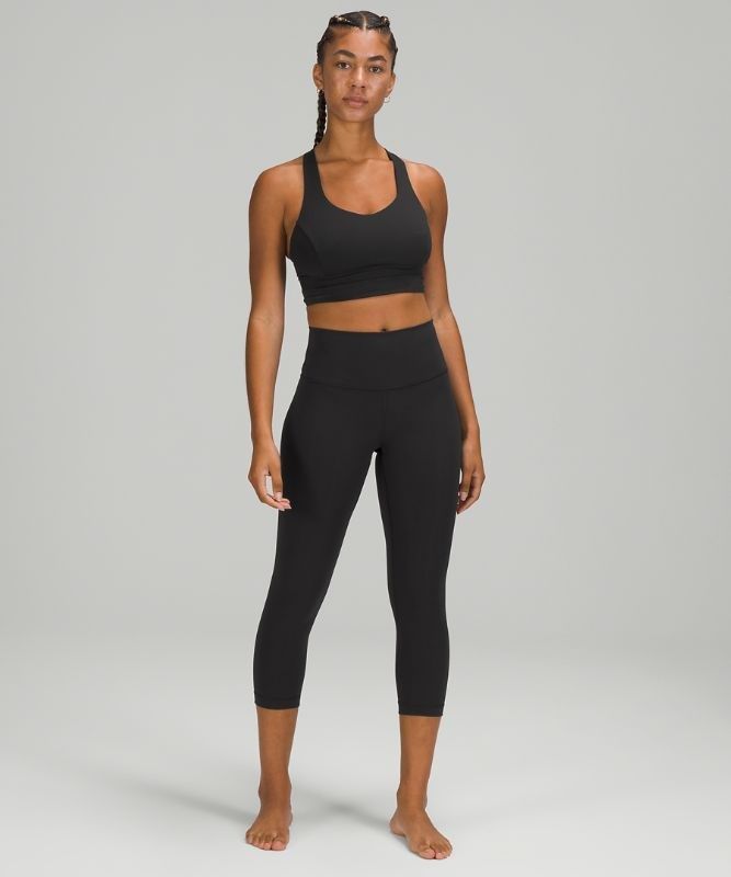 Lululemon Wunder Under High-Rise Crop 21 Byxor Dam Svarta | BLCV-15342