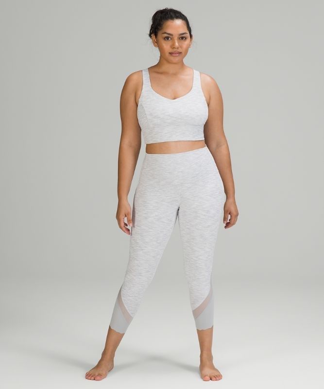 Lululemon Wunder Under Scalloped Hem High-Rise Crop 23 Leggings Dam Olika Färger | MSED-64520