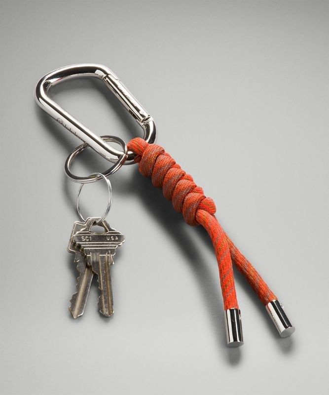 Lululemon You Hold The Keychain 2.0 Väskor Accessories Mörkröda Röda Silver | PANS-10538
