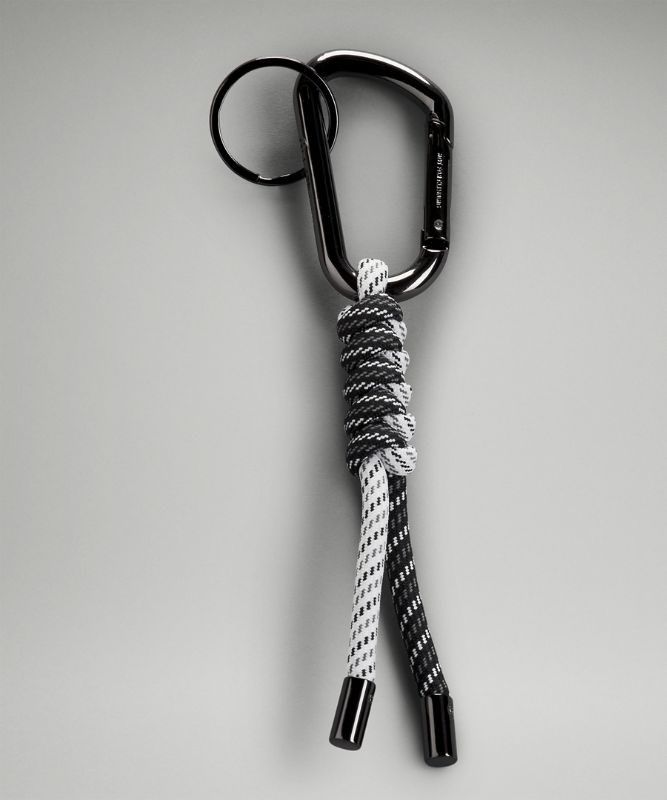 Lululemon You Hold The Keychain 2.0 Väskor Accessories Svarta Vita Silver | EOZD-47190