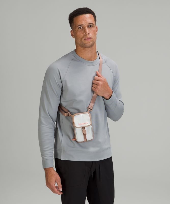 Lululemon Zip-Top Crossbody Bag Väskor Accessories Bruna Silver | WQSE-20957