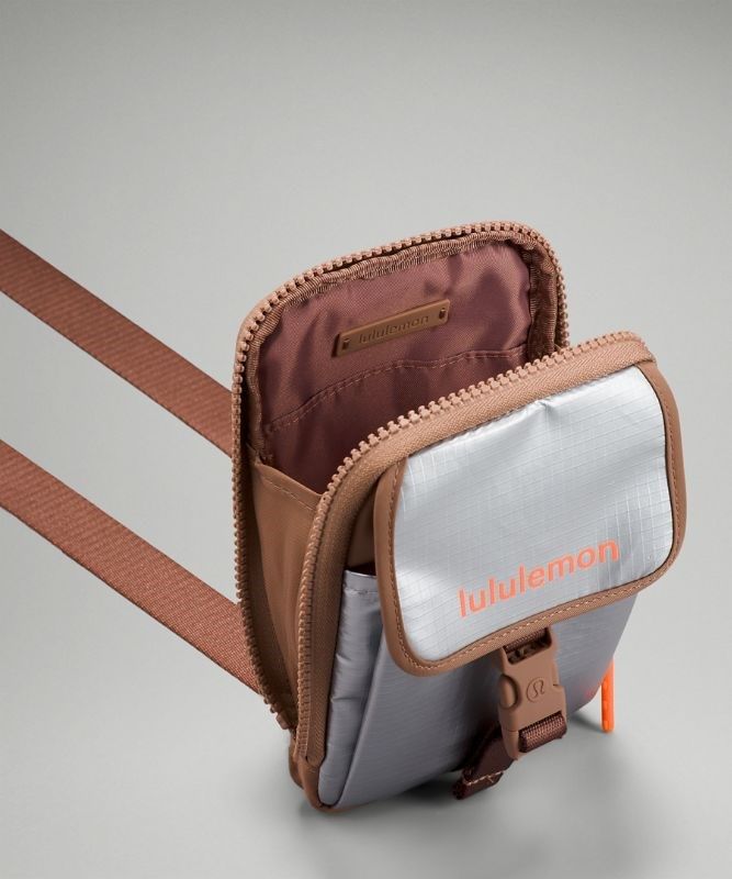 Lululemon Zip-Top Crossbody Bag Väskor Accessories Bruna Silver | WQSE-20957