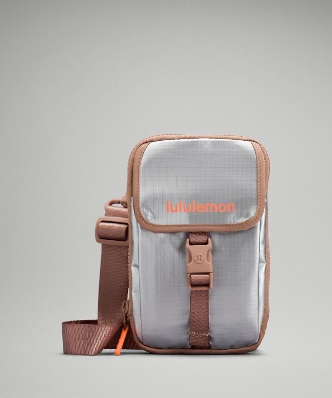 Lululemon Zip-Top Crossbody Bag Väskor Accessories Bruna Silver | WQSE-20957
